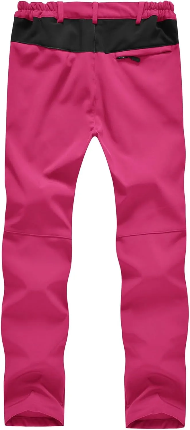 Rdruko Women's Snow Pants Waterproof Insulated Fleece Thermal Ski Hiking Snowboard Pants