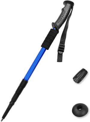 Regulable Aluminum Hiking Stick Portables Ergonomic Bents Handle Trekking Poles for Hiking and Outdoor