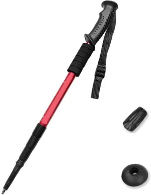 Regulable Aluminum Hiking Stick Portables Ergonomic Bents Handle Trekking Poles for Hiking and Outdoor