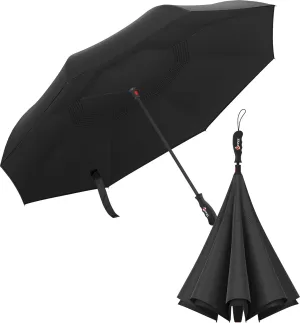 Repel Umbrella Windproof Travel Umbrellas for Rain - Easy Auto Open Close, Durable & Compact Umbrella, Strong Fiberglass Frame, Waterproof Canopy - Backpack, Purse, Portable Umbrella for Travel