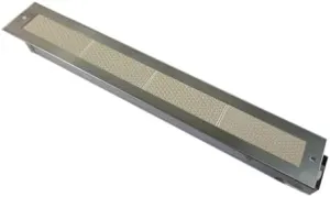 Replacement Blaze Rear Rotisserie Burner for 40" 5-Burner Grill and 44" PRO LUX 4 Burner Grill, Stainless Steel & Ceramic IR Back Burner Blaze Infrared Rotisserie Rear Sear Burner