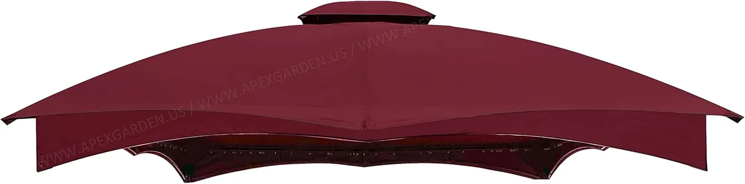 Replacement Canopy Top for Lowe's 10' x 12' Gazebo #TPGAZ17-002C (Burgundy)