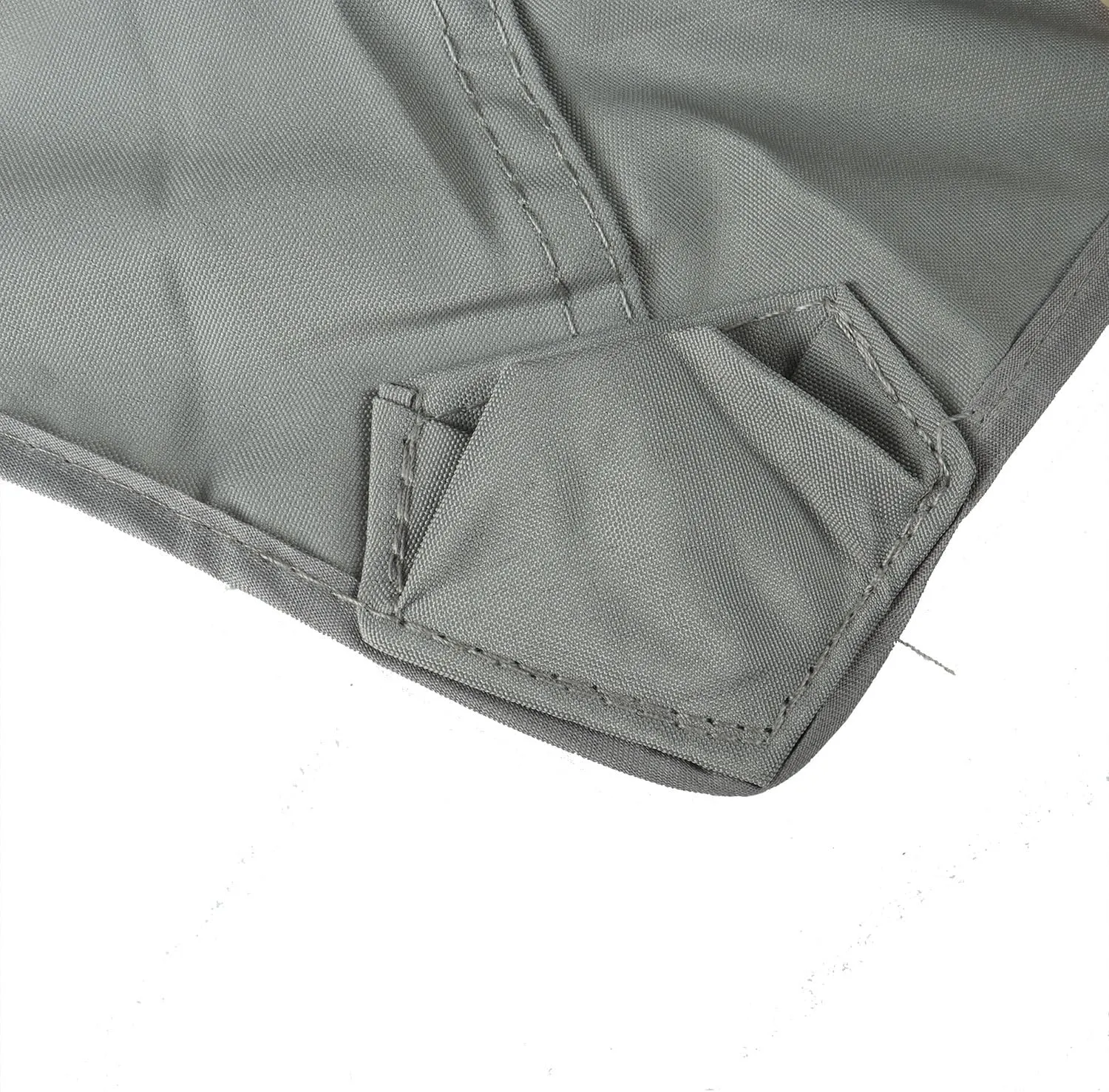 Replacement Canopy Top for Lowe's Allen Roth High Performance Ripstop Heavy Duty Gazebo Roof Gazebo Top with Air Vent 10X12 Gazebo Cover,Gray