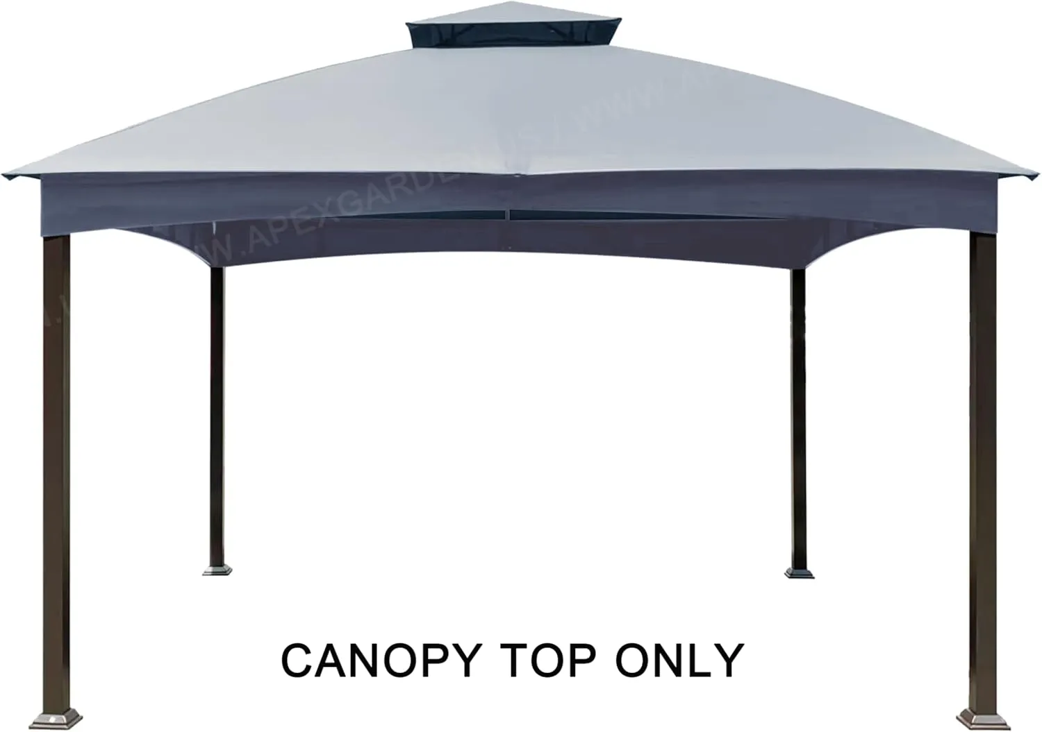 Replacement Canopy Top for The Lowe's Allen roth Gazebo Model # TPGAZ2303, TPGAZ2403, TPGAZ2303-ABCD, TPGAZ2403-AC (Grey)