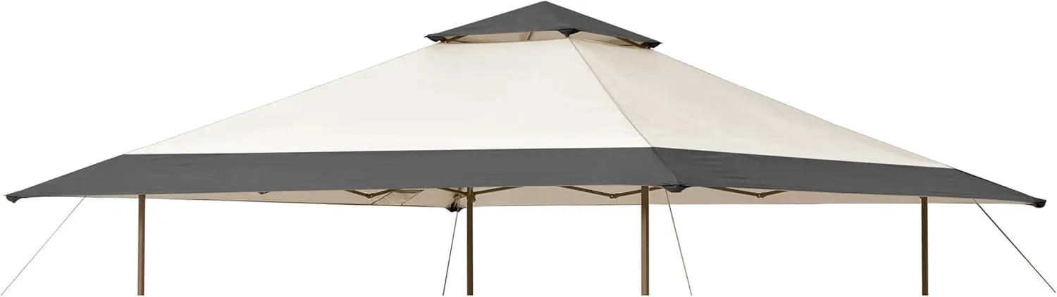 Replacement Top Fit for Ozark Trail 13' x 13' Instant Outdoor Canopy Frame, Canopy Cover ONLY,(Beige/Gray)