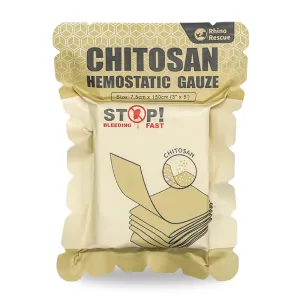 RHINO RESCUE Chitosan Hemostatic Gauze – Rapid Bleeding Control for Emergency Trauma Care