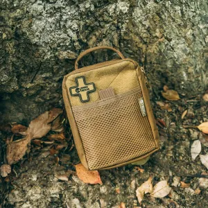 RHINO RESCUE IFAK First Aid Kit with Molle Pouch Tactical Emergency Medical Bag – Khaki