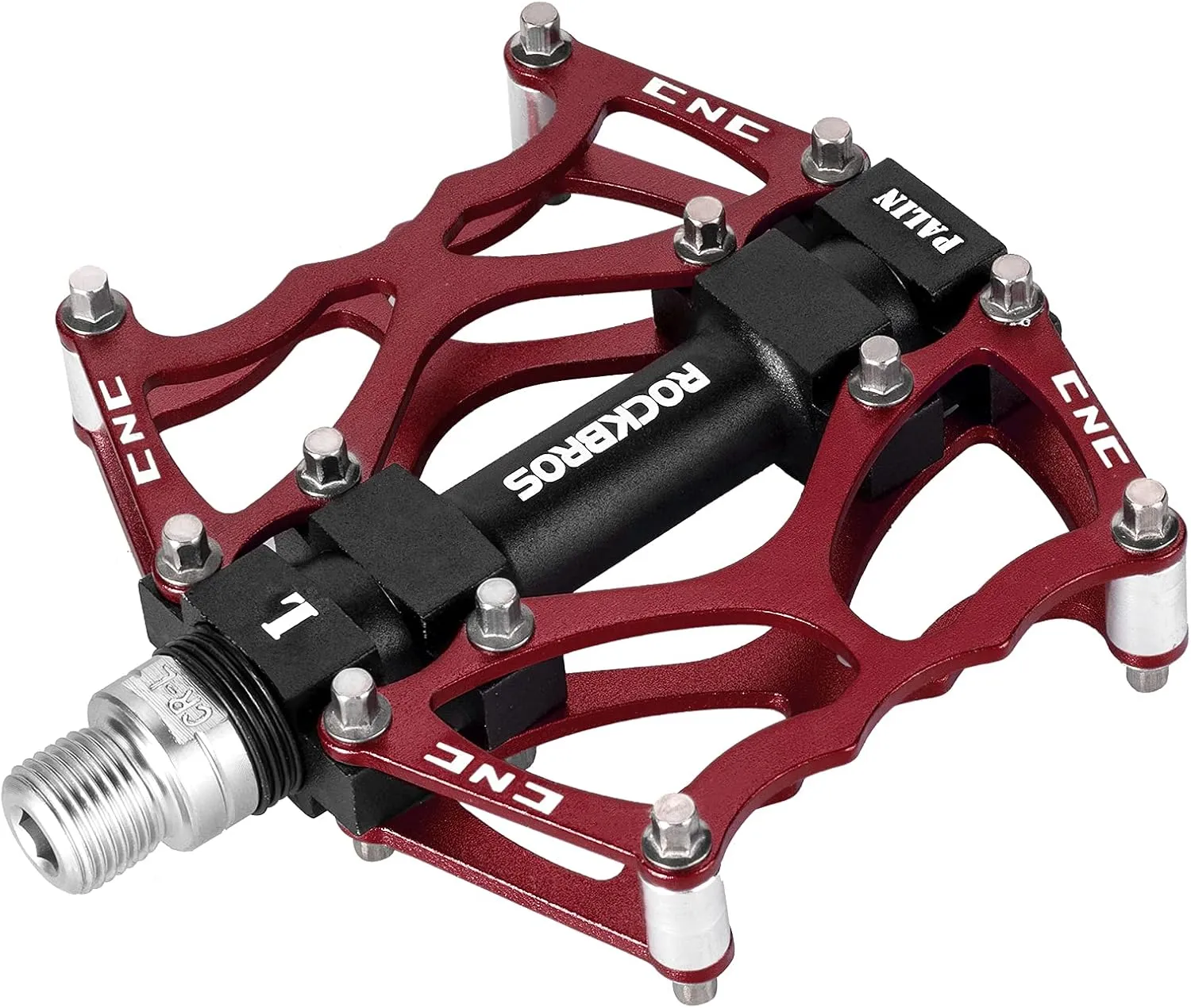 ROCKBROS Mountain Bike Pedals MTB Pedals CNC Non-Slip Lightweight Aluminum Alloy Bicycle Pedals Sealed Bearings Bicycle Platform Pedals 9/16" BMX Road Bike Pedal