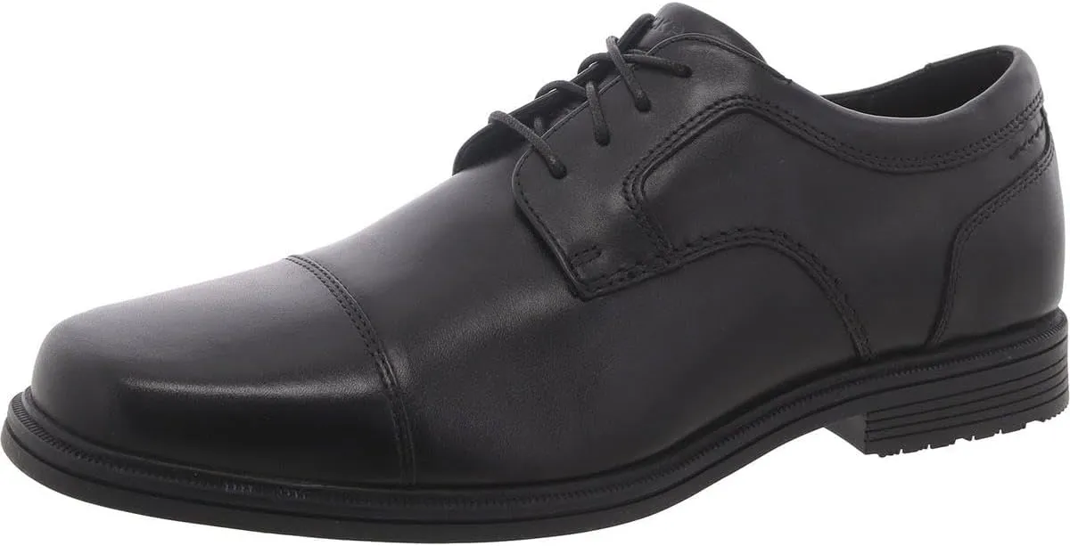 Rockport Taylor Waterproof Cap Toe - Shoes for Men - Leather Upper - Synthetic Outsole - Shock Absorbing Heel