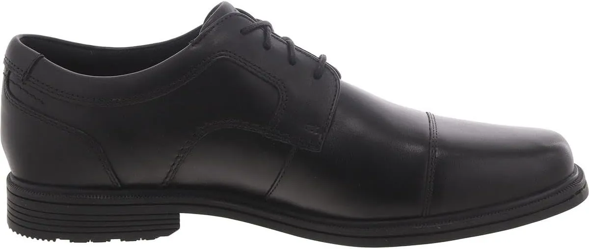 Rockport Taylor Waterproof Cap Toe - Shoes for Men - Leather Upper - Synthetic Outsole - Shock Absorbing Heel