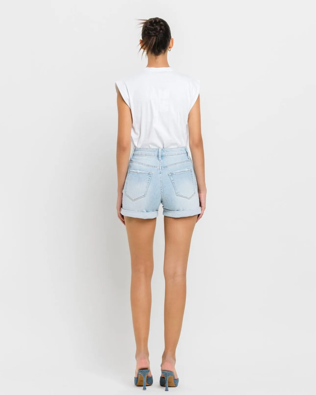 Roll Up Mom Shorts
