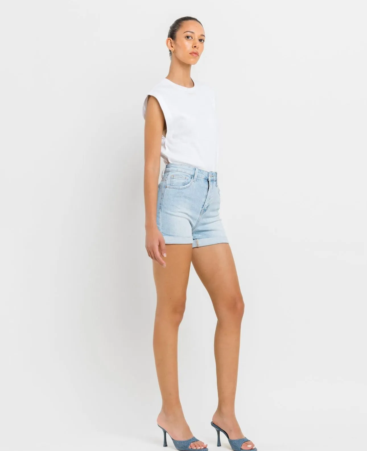 Roll Up Mom Shorts