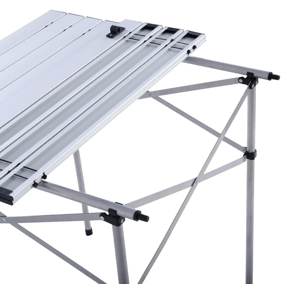 Roll Up Portable folding Camping Aluminum Picnic Table