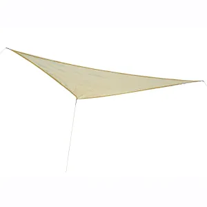 Rootz Awning Sun Canopy - Sun Shade - UV Protection - Blocks 90% UV Rays - 6x6x6m Brown HDPE - Breathable