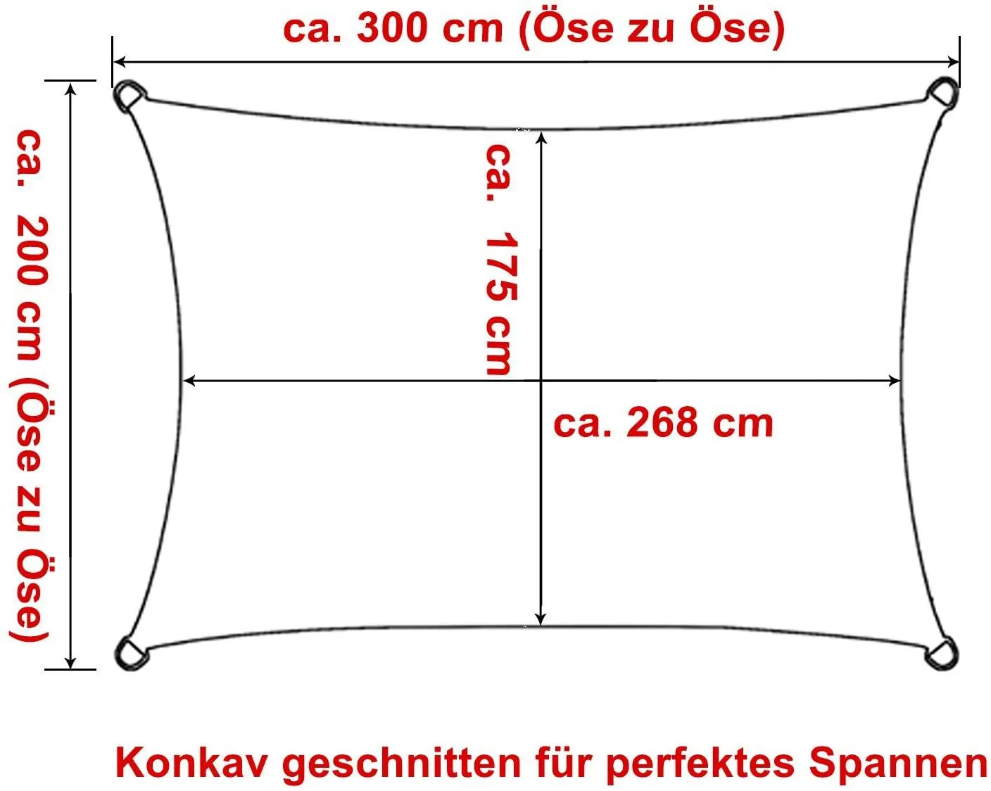 Rootz Sun Sail Shade Canopy - UV Protection - Tear-Resistant - Easy Installation - HDPE Fabric - 180g/m² - Gray - 3 Eyelets - 1.5m Ropes - 180cm x 180cm