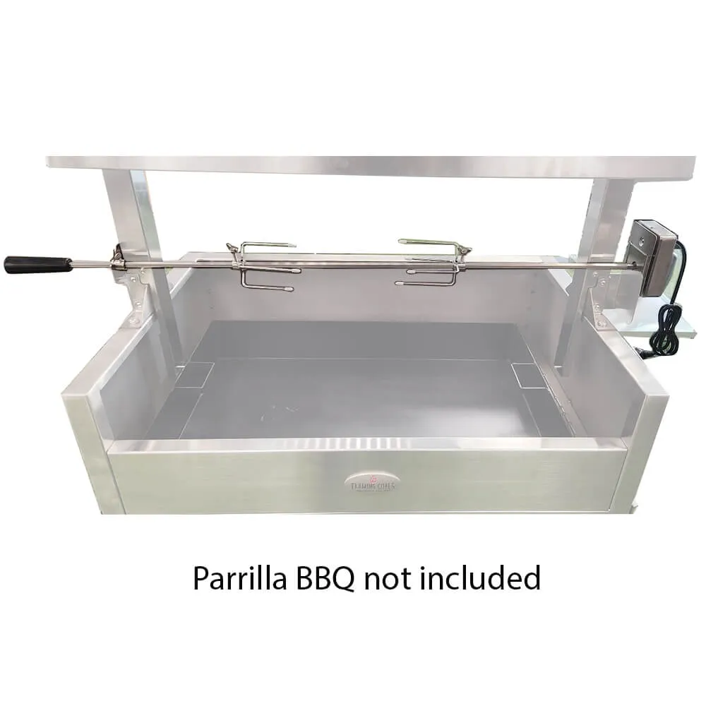 Rotisserie Kit to suit Flaming Coals Parrilla BBQ