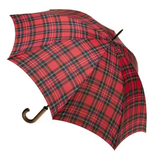 Royal Stewart Tartan Large Cover Walking Length with Wood Handle