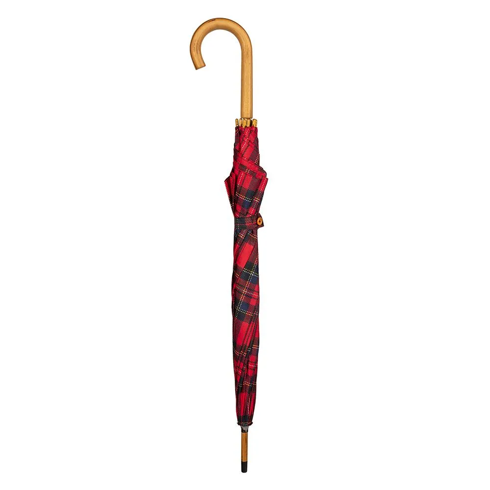 Royal Stewart Tartan Wooden Classic Walking Length