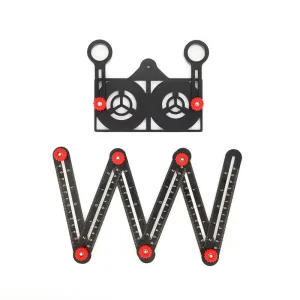 Royaleva Adjustable Aluminum Alloy Tile Work Folding Ruler