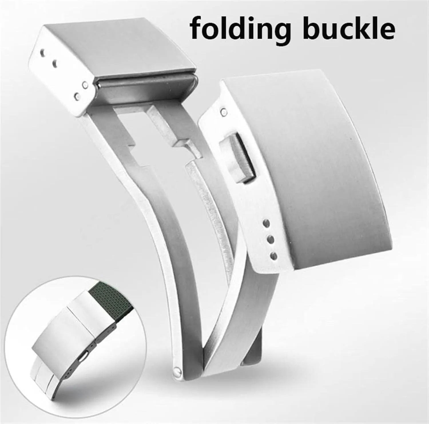 Rubber Silicone Watch Strap Watchband 21mm Waterproof