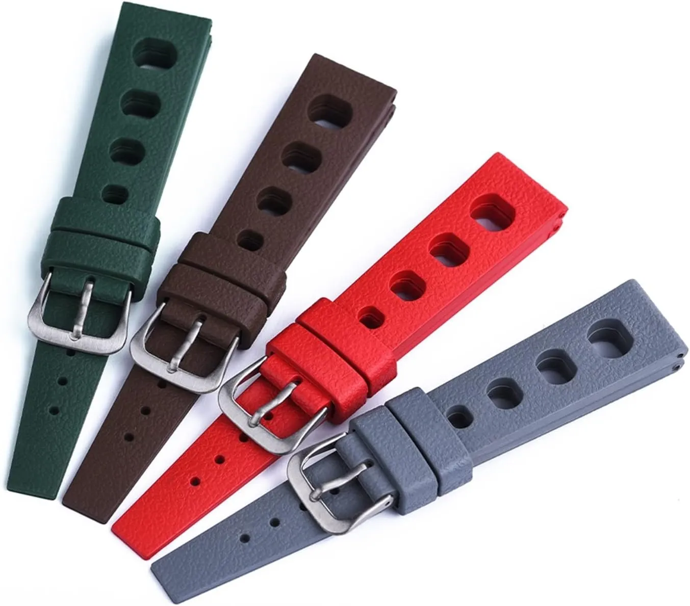 Rubber Tropical Strap 20mm 22mm Sports Diving Waterproof Breathable Watchband Compatible With Omega Watch Brands
