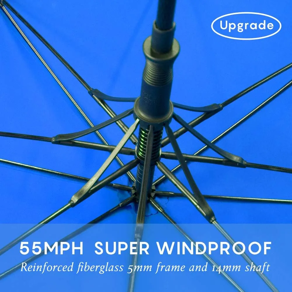 RUMBRELLA Golf Umbrella Large Windproof Umbrellas Auto Open 55IN