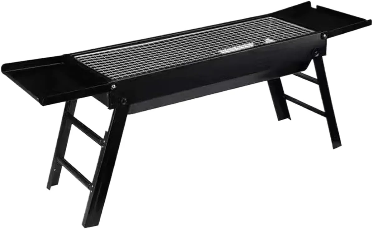 RUVOO BBQ Grill Foldable Charcoal Grill Outdoor Barbecue Grill Portable Grill Suitable for Camping