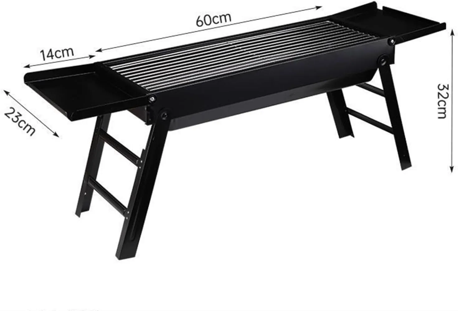 RUVOO BBQ Grill Foldable Charcoal Grill Outdoor Barbecue Grill Portable Grill Suitable for Camping
