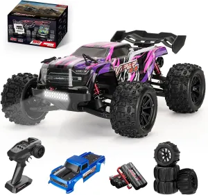 S909 1/16 Scale High Speed Brushless RC Buggy for Adults - 4X4 Off-Road RC Truck, Electric Vehicle for Snow, Sand & Mud