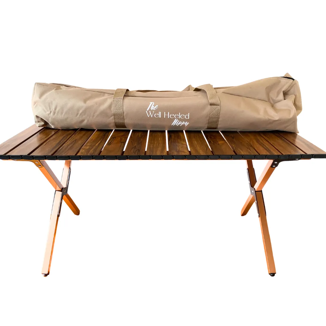 Safari Roll-Top Folding Table
