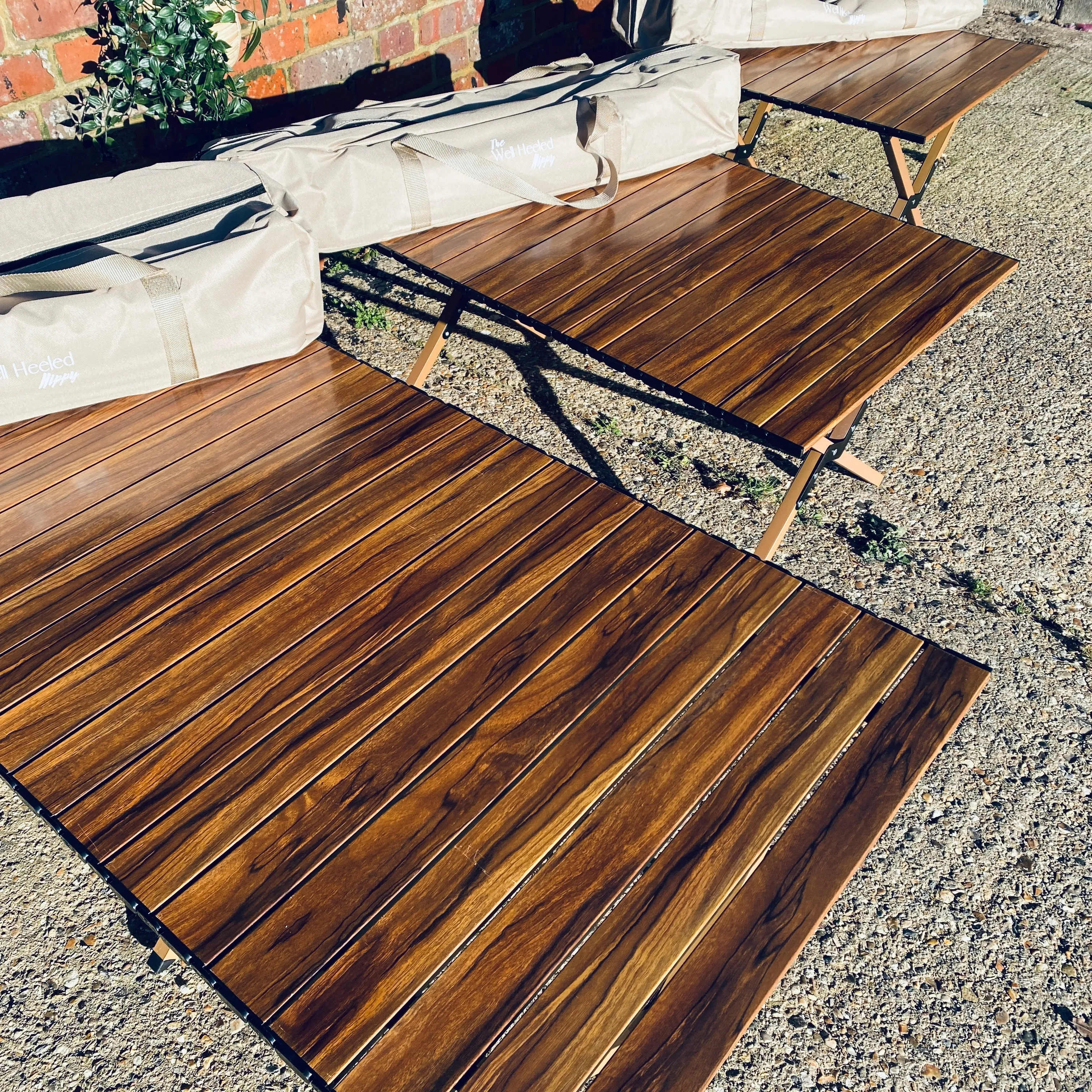 Safari Roll-Top Folding Table