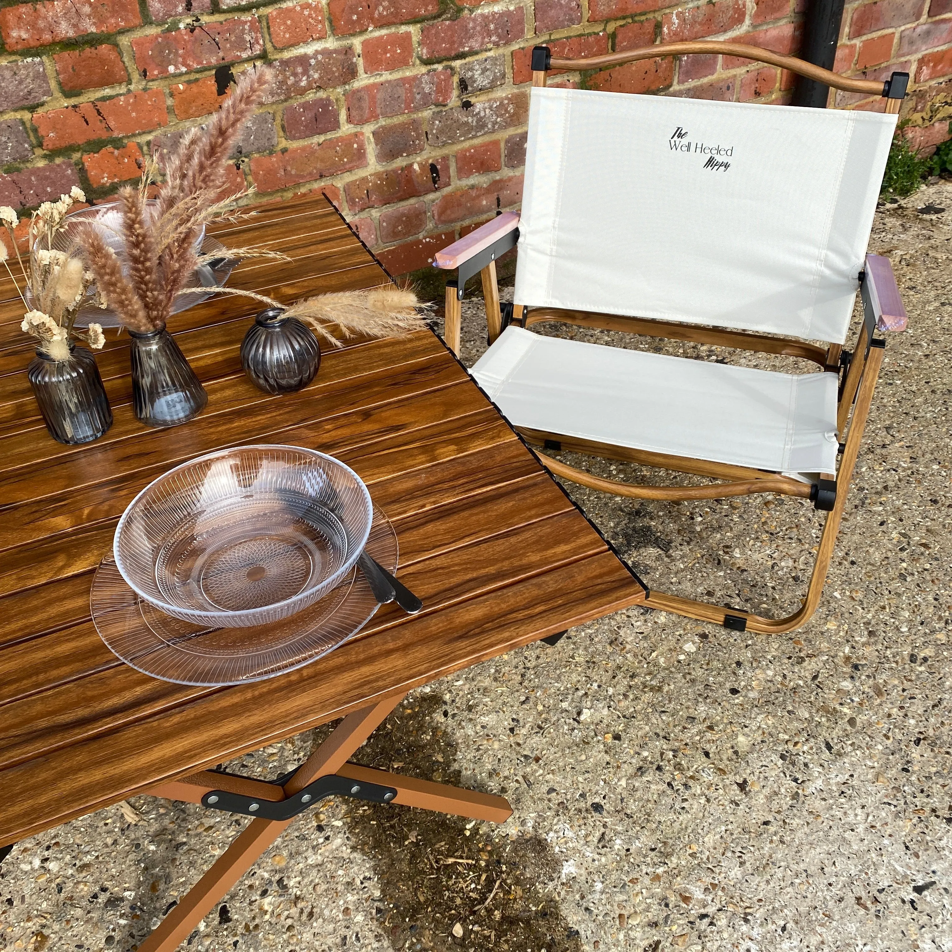 Safari Roll-Top Folding Table