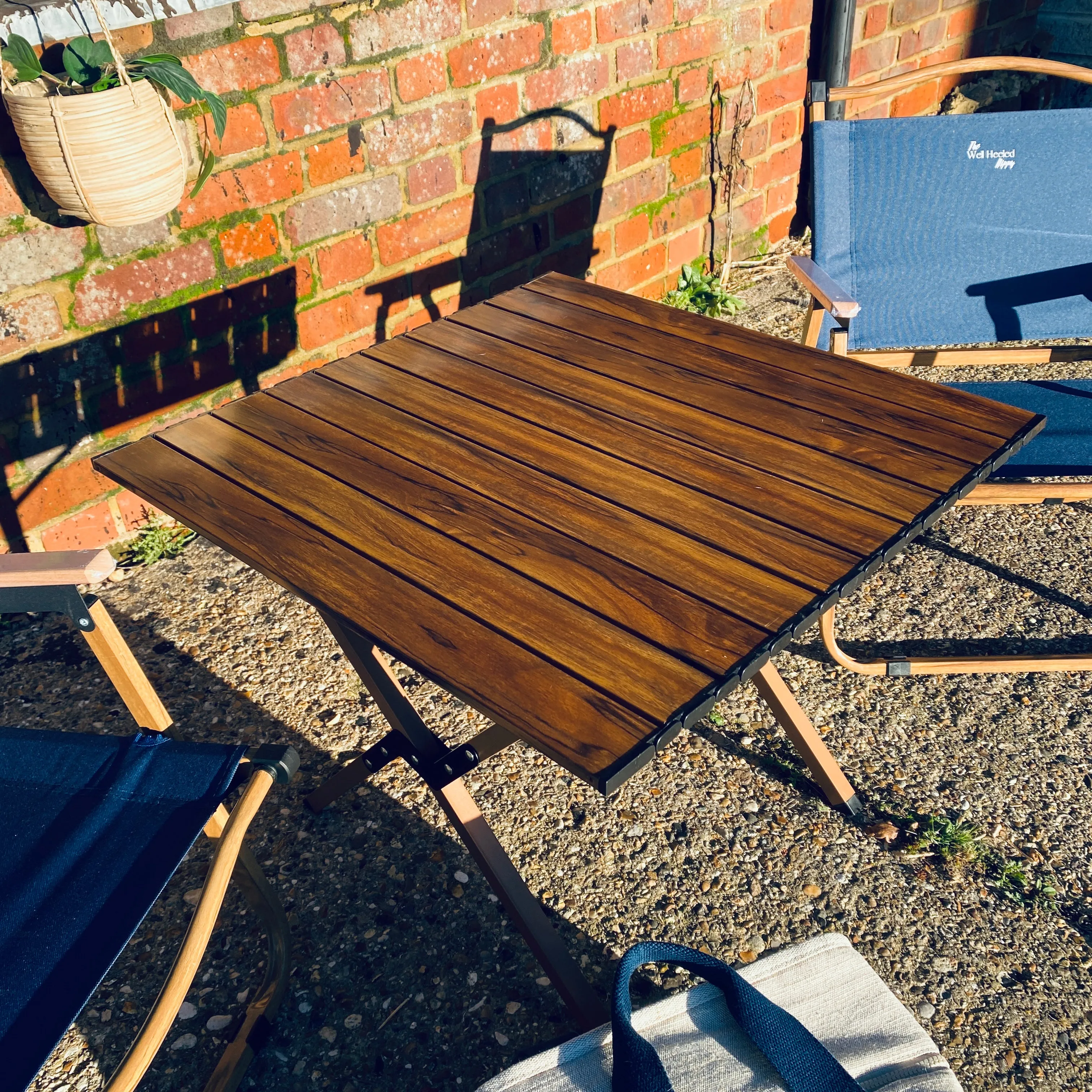 Safari Roll-Top Folding Table