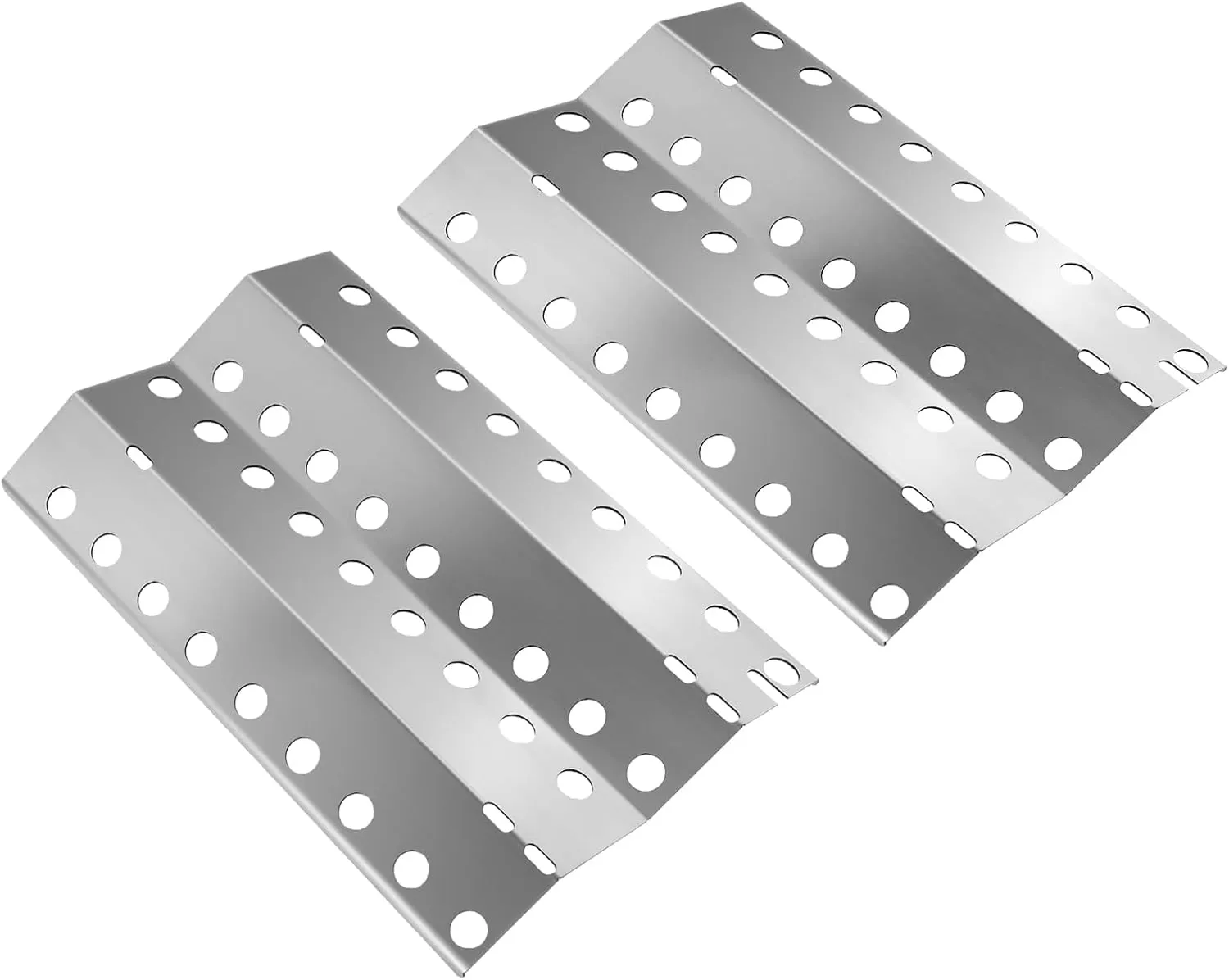 SafBbcue Heat Plate for Select DCS 27, 27ABQ, 27BQ, DCS27A-BQRSSN, DCS27-BQRN, 27ABQR, DCS27-BQRSN, DCS27-BQN, DCS27-BQSN Grill Parts Replacement, 16 1/2" x 10 5/8" Stainless Steel Heat Plate