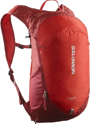 Salomon Unisex Trailblazer 10, Hiking & Trekking Backpack, 10-Liter - RED Dahlia / HIGH Risk RED - 10