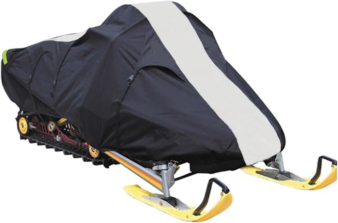 SBU 600D Snowmobile Travel and Storage Cover Compatible for 2015-2015 Model Year Arctic Cat ZR 7000 RR 129 Sleds. Slush and Mud Protection
