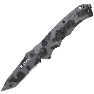 SC60CTS, Urban Camo Handle & Blade, Tanto ComboEdge w-Clip