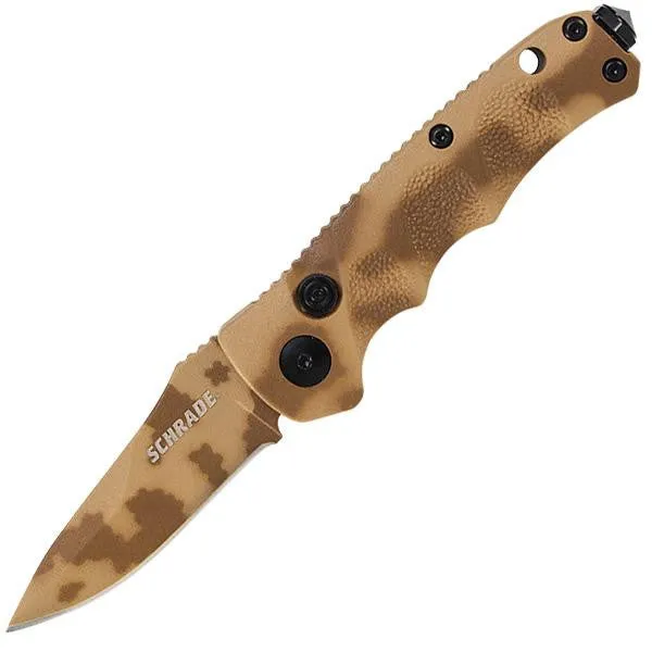 SC60MD Mini, Desert Camo Handle & Blade, Plain w-Clip