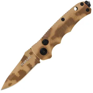 SC60MD Mini, Desert Camo Handle & Blade, Plain w-Clip