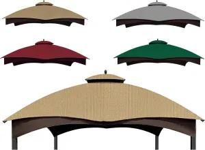 SCOCANOPY Beige Ripstop Replacement Top for Lowe's Allen Roth 10X12 Gazebo Model #GF-12S004B-1/ GF-12S004BTO