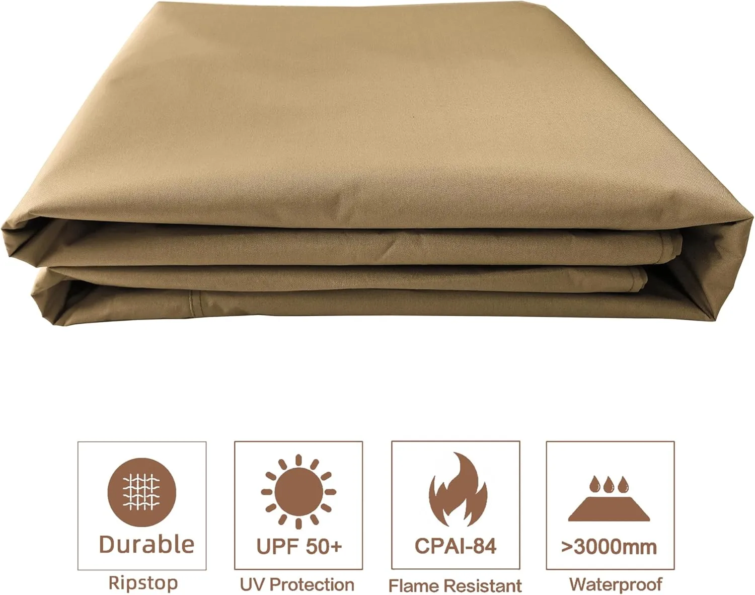 SCOCANOPY Replacement Canopy Cover for Windsor Gazebo L-GZ717PST-C, 810213583,South Hampton Gazebo L-GZ659PST A111011500 (Beige)