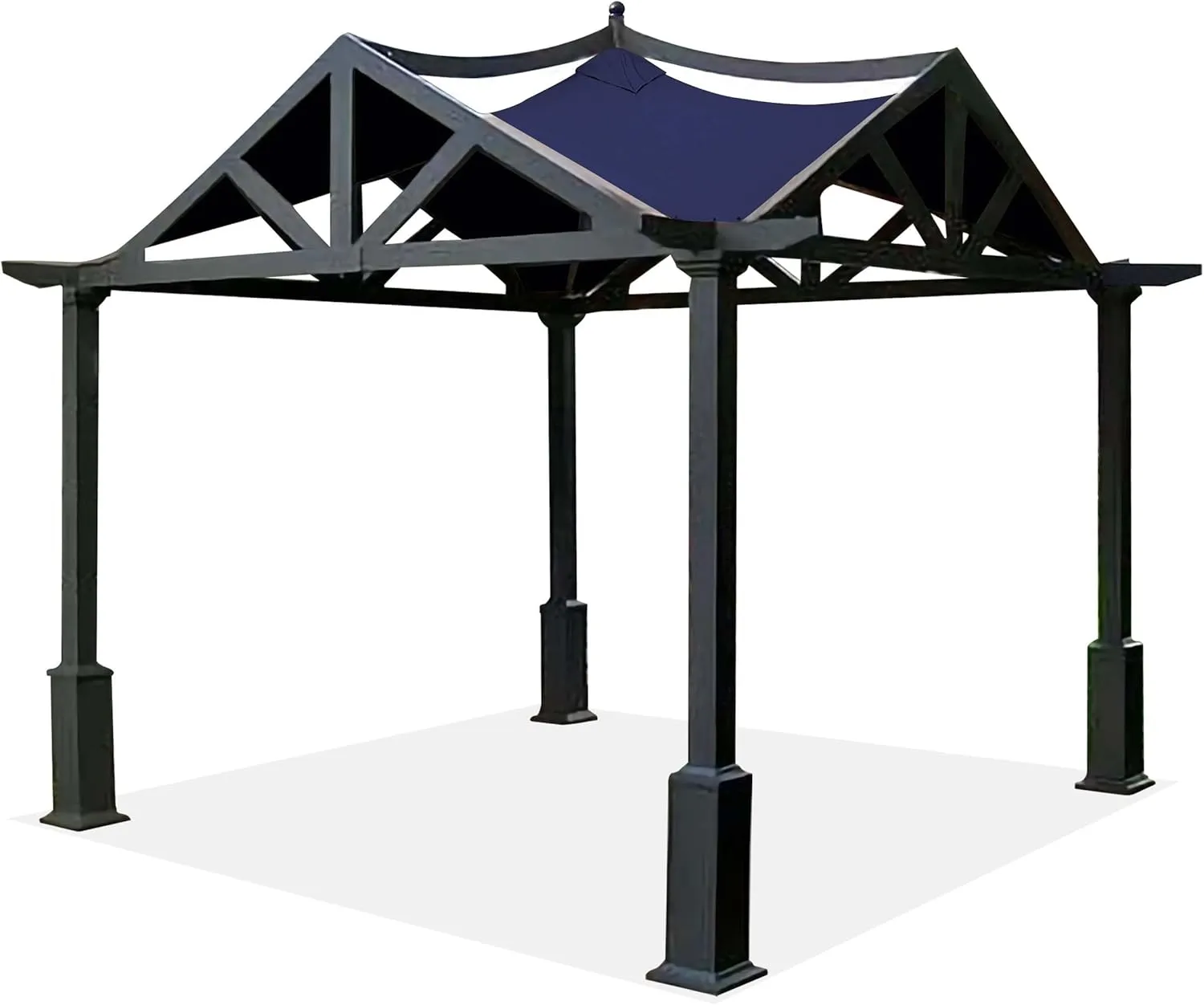 SCOCANOPY Replacement Top Fit for Lowe's Allen Roth 10X10 Ft Gazebo Model #GF-12S039B / GF-9A037X,(Navy Blue)