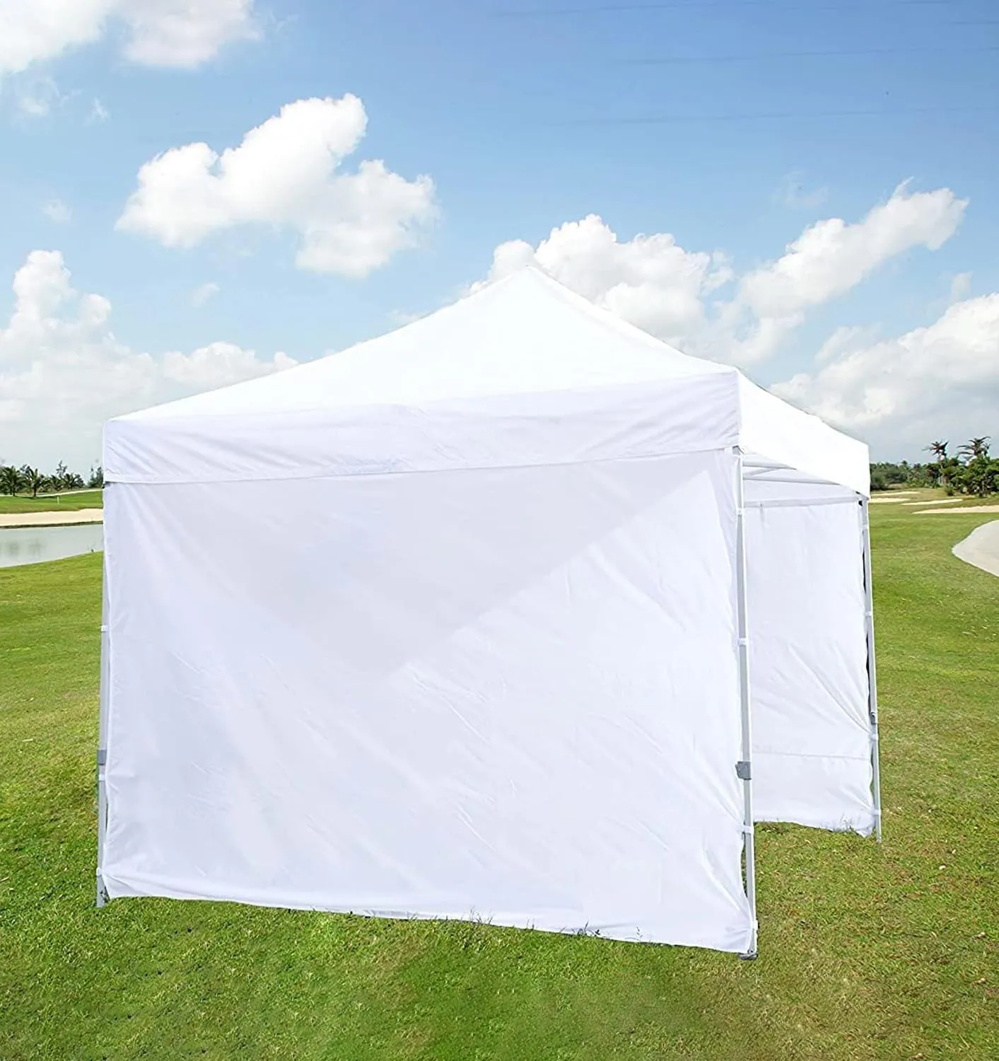 SCOCANOPY Sidewalls for 10x10 Canopy Frame, 3 Pack SunWalls Only,White