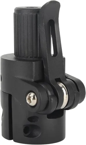 Scooter Folding Pole Base, Aluminum Alloy Electric Scooter Folder Replacement Spare Parts Accessories for M365 Electric Scooters(Black)