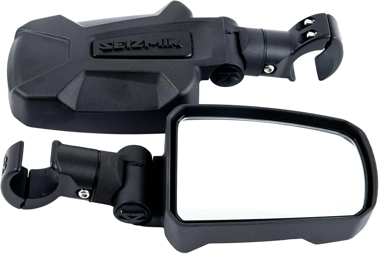 Seizmik Pursuit Side View Mirror Set Compatible with 2024-2025 Polaris RZR XP 1000 UTV Models | Cast Aluminum Housing