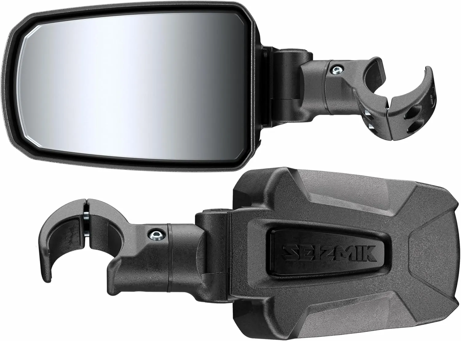 Seizmik Pursuit Side View Mirror Set Compatible with 2024-2025 Polaris RZR XP 1000 UTV Models | Cast Aluminum Housing