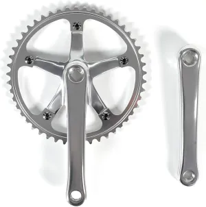 SENQI Single Speed Bicycle Crankset for Fixed Gear Bikes and Folding Bikes Aluminum Alloy Bike Crank 49T 170mm BCD144mm