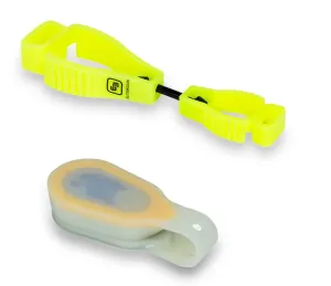 SET HANGERS & GLOW-LIGHTS Glow In The Dark Serum Tweezers Flashlight
