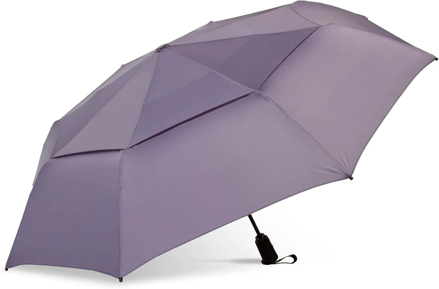 ShedRain Vortex Automatic Compact Folding Windproof Travel Umbrella – Push Button Open & Close - Rain & Windproof Vented Double Canopy – Protect from Rain, Sun & Wind - Wind Tunnel Tested to 75 mph