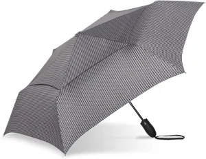 ShedRain Windjammer Automatic Vented Compact Folding Travel Umbrella – Rainproof & Windproof – Best for Wind, Rain & Shade - Push Button Open & Close, Heavy Duty Double Canopy, Sturdy Reinforced Frame
